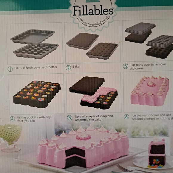 Bakers Kitchen Nib Bakers Advantage Lg Fillables 2 Pans For Treat Filled Cakes Poshmark